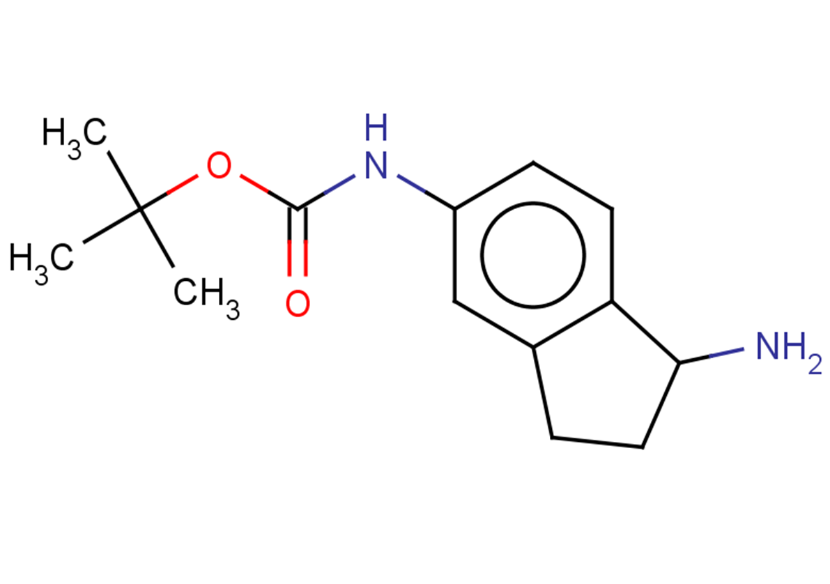 tert-butyl N-(1-amino-2,3-dihydro-1H-inden-5-yl)carbamate