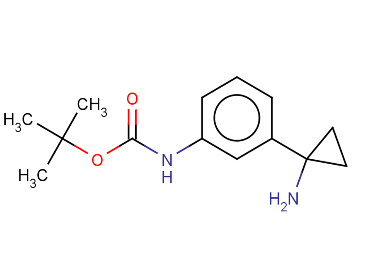 tert-butyl N-[3-(1-aminocyclopropyl)phenyl]carbamate
