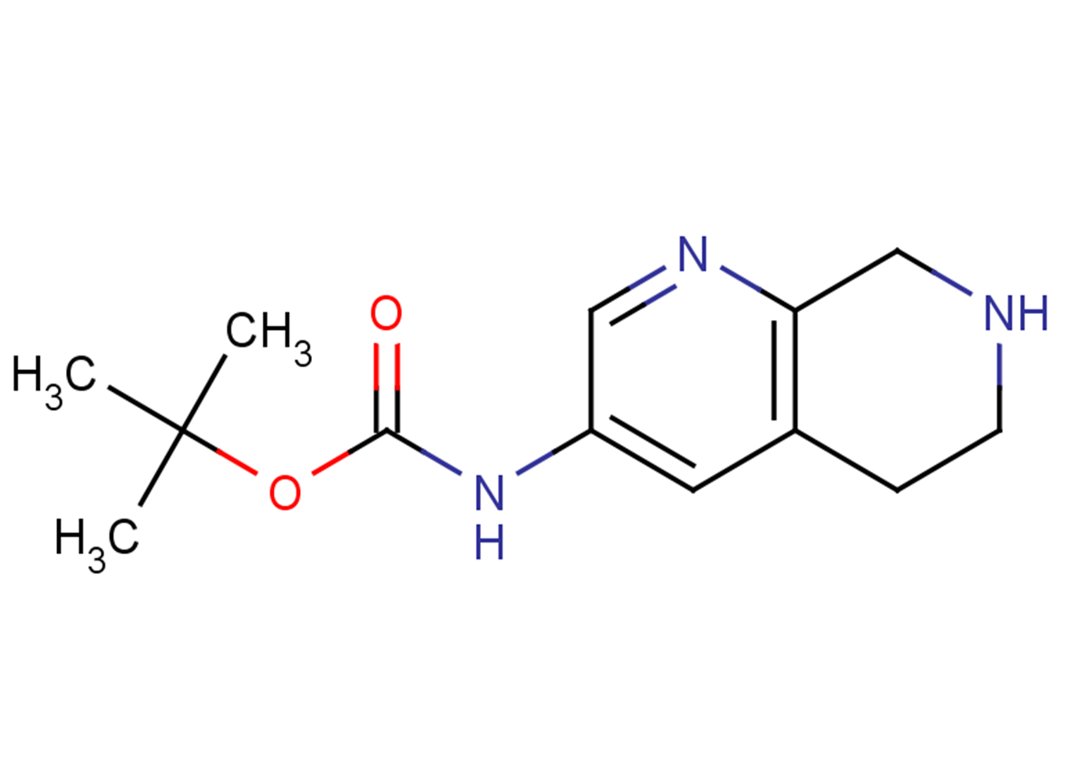 tert-butyl N-(5,6,7,8-tetrahydro-1,7-naphthyridin-3-yl)carbamate