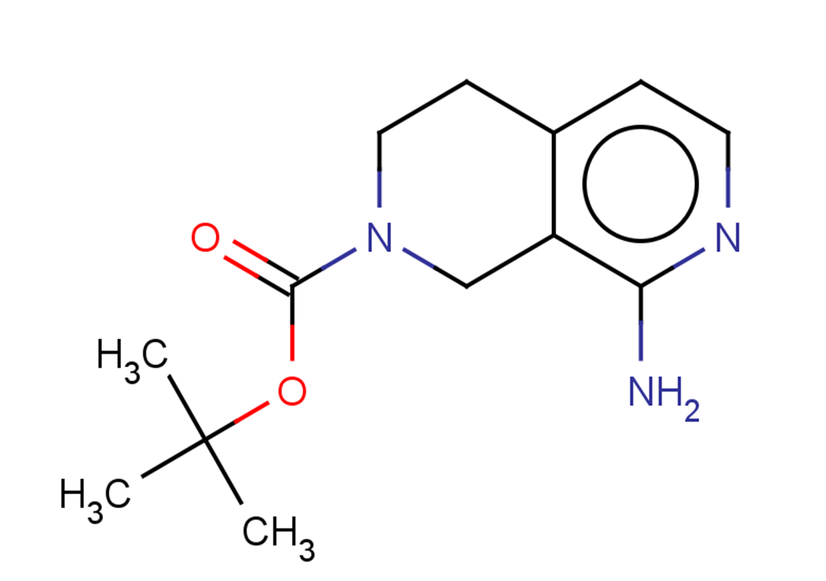 tert-butyl 8-amino-1,2,3,4-tetrahydro-2,7-naphthyridine-2-carboxylate