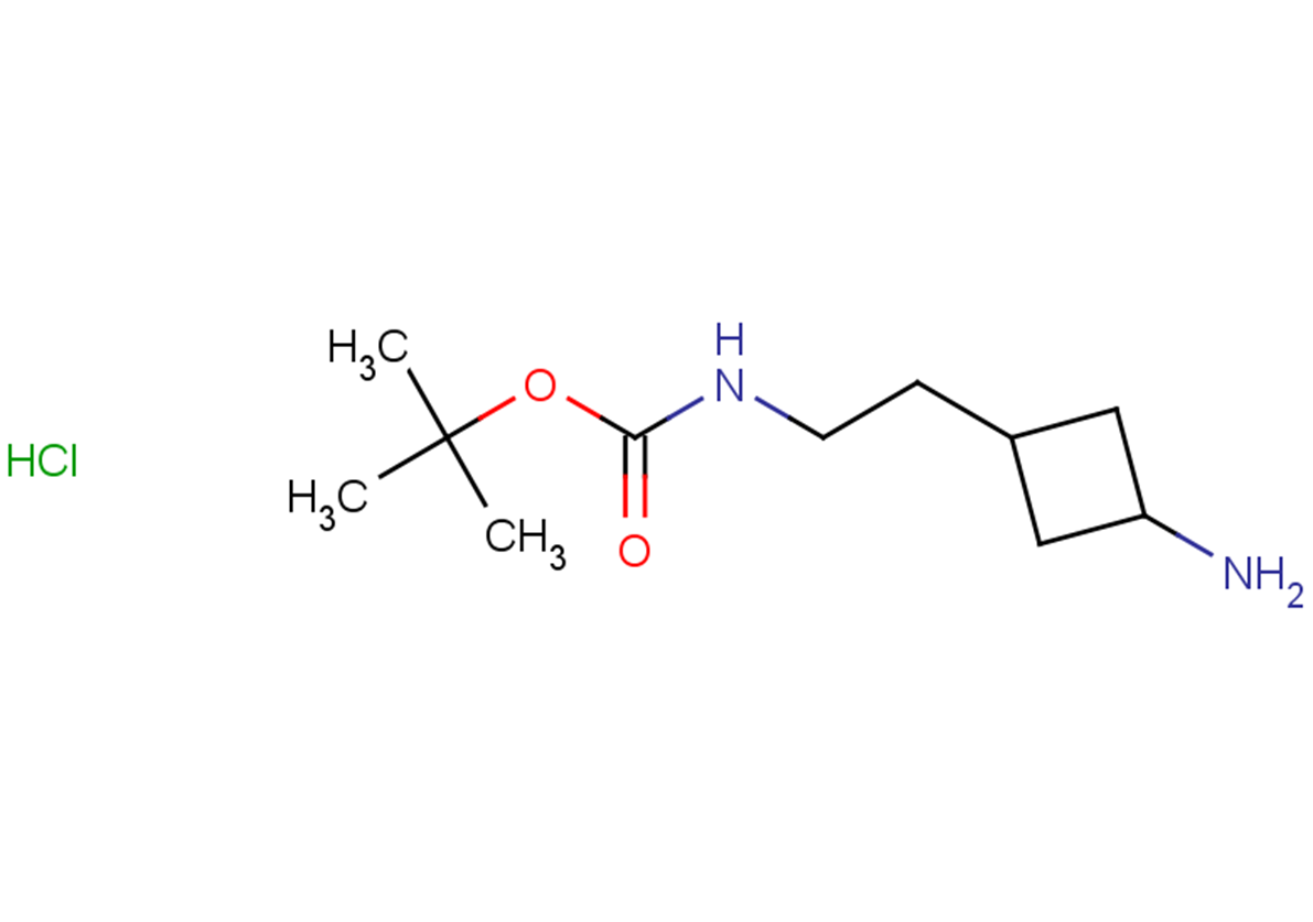 tert-butyl N-[2-(3-aminocyclobutyl)ethyl]carbamate hydrochloride