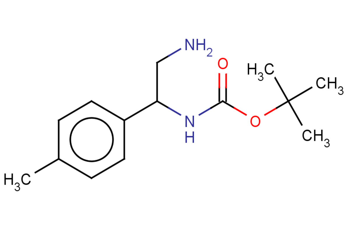 tert-butyl N-[2-amino-1-(4-methylphenyl)ethyl]carbamate