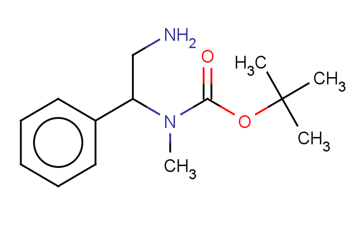 tert-butyl N-(2-amino-1-phenylethyl)-N-methylcarbamate