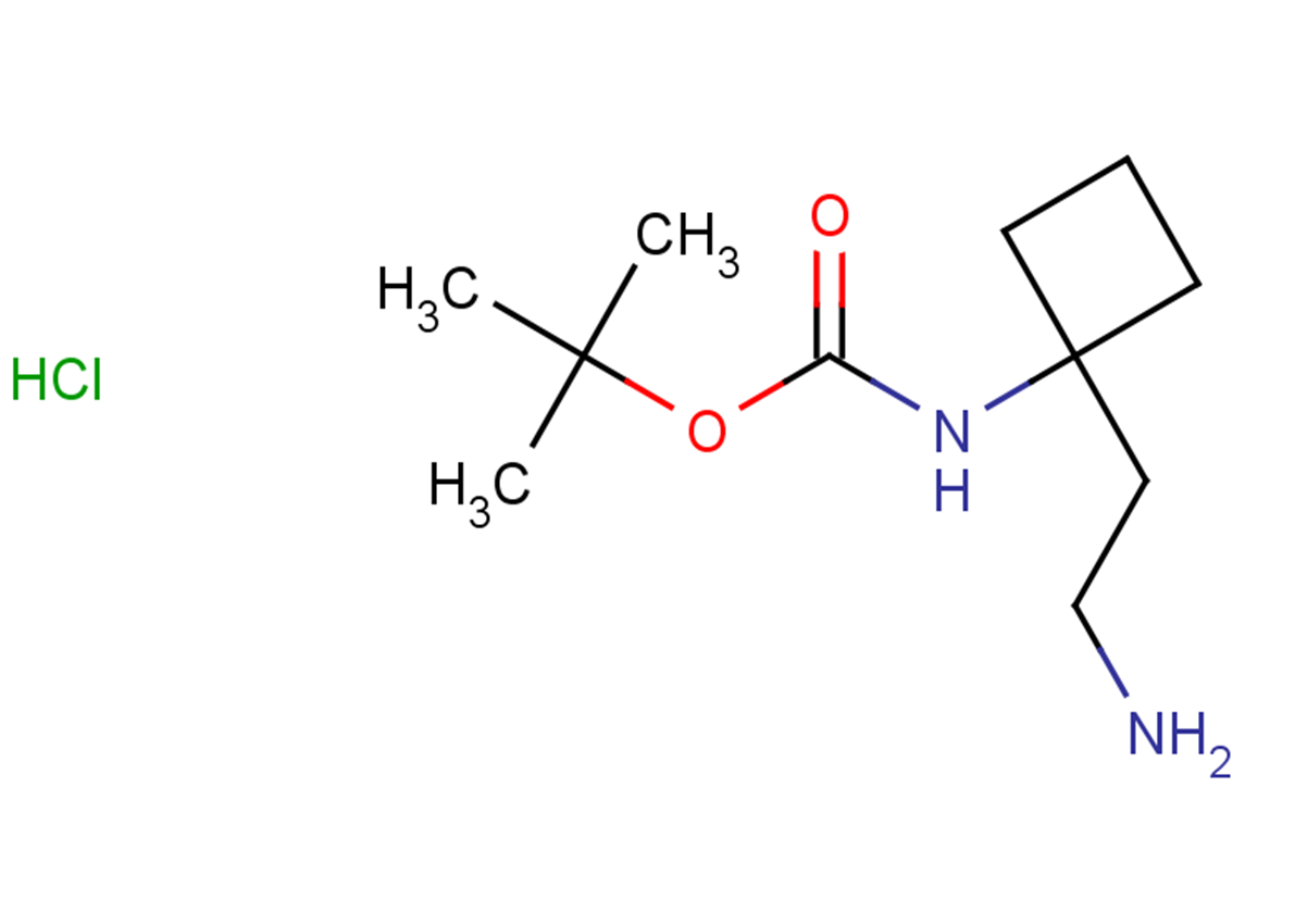 tert-butyl N-[1-(2-aminoethyl)cyclobutyl]carbamate hydrochloride