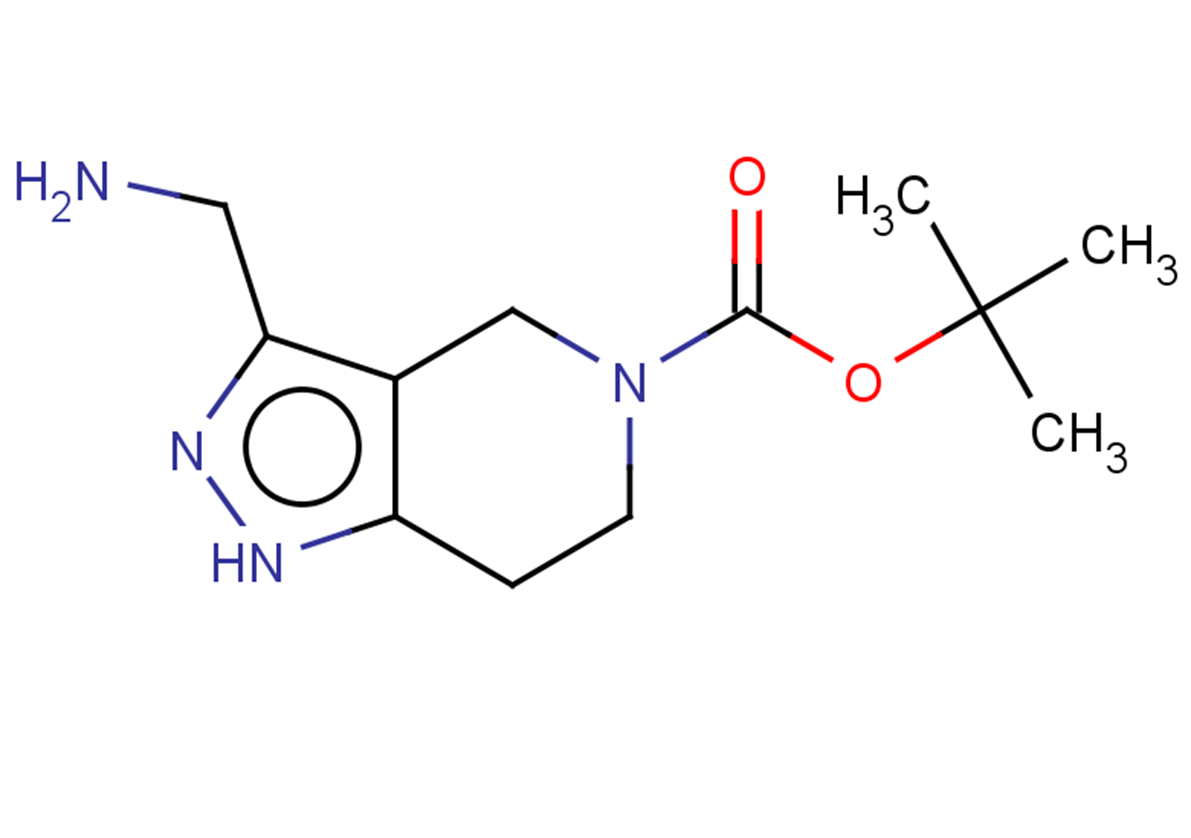 tert-butyl 3-(aminomethyl)-1H,4H,5H,6H,7H-pyrazolo[4,3-c]pyridine-5-carboxylate