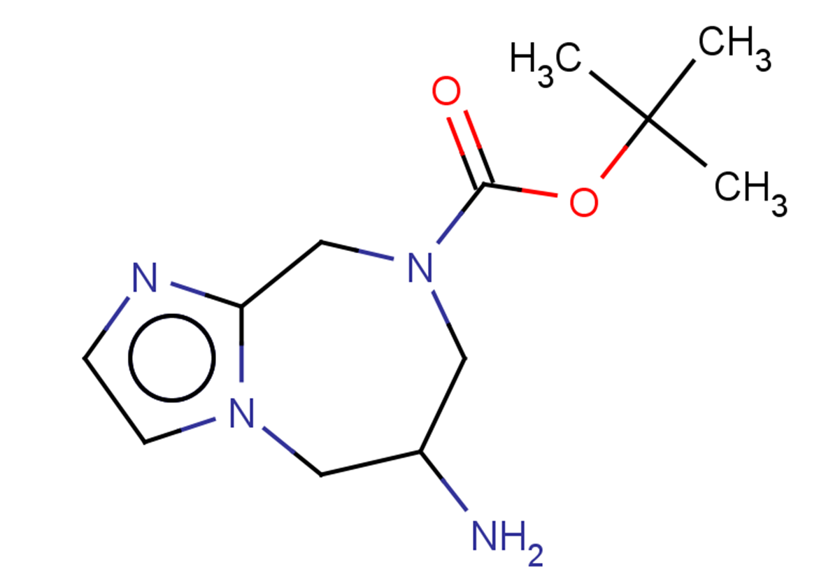 tert-butyl 6-amino-5H,6H,7H,8H,9H-imidazo[1,2-a][1,4]diazepine-8-carboxylate