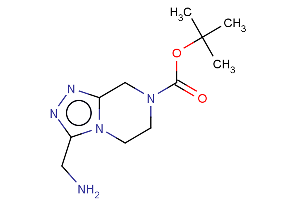 tert-butyl 3-(aminomethyl)-5H,6H,7H,8H-[1,2,4]triazolo[4,3-a]pyrazine-7-carboxylate