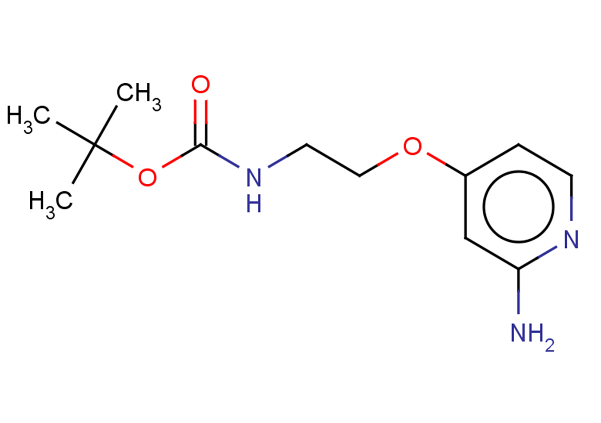 tert-butyl N-{2-[(2-aminopyridin-4-yl)oxy]ethyl}carbamate