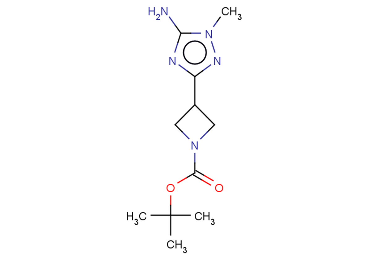 tert-butyl 3-(5-amino-1-methyl-1H-1,2,4-triazol-3-yl)azetidine-1-carboxylate