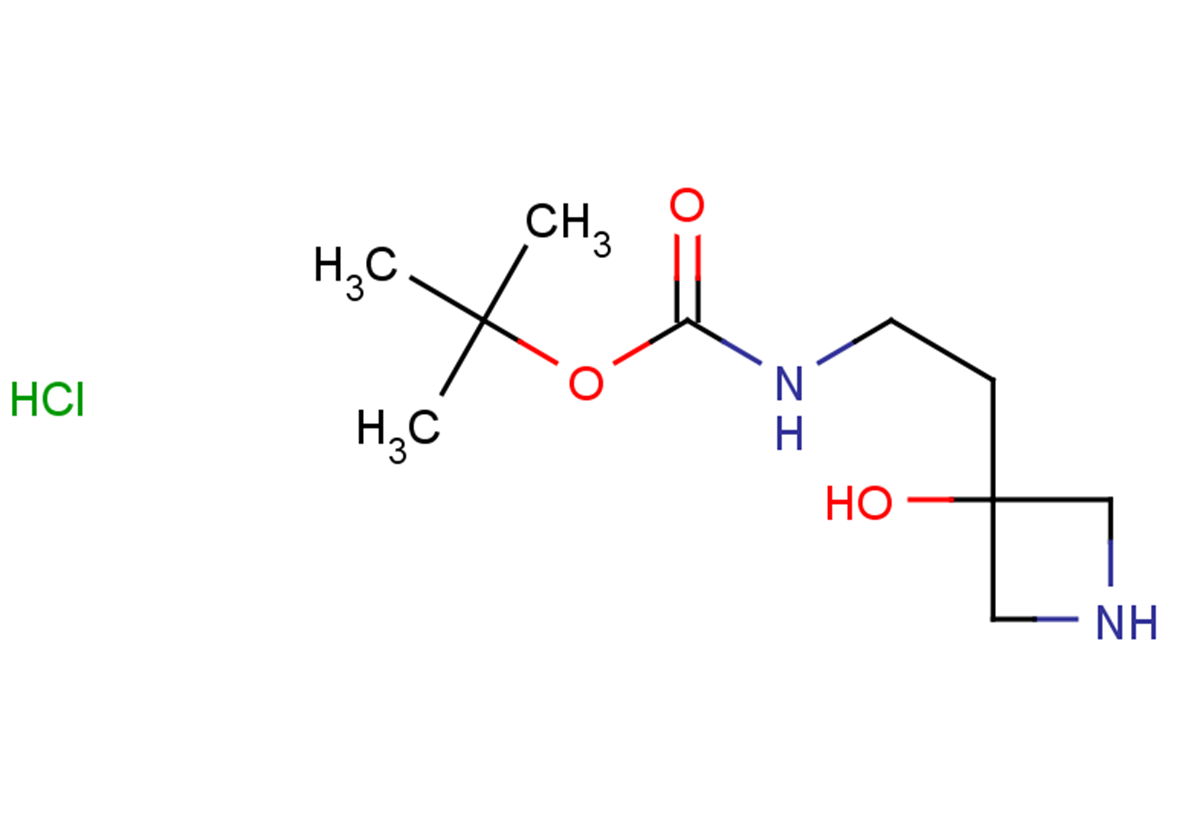 tert-butyl N-[2-(3-hydroxyazetidin-3-yl)ethyl]carbamate hydrochloride