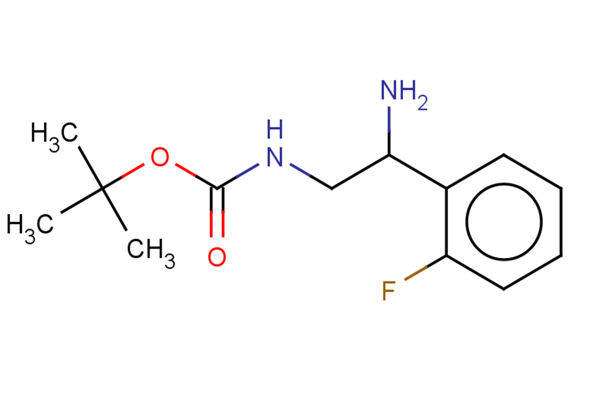 tert-butyl N-[2-amino-2-(2-fluorophenyl)ethyl]carbamate