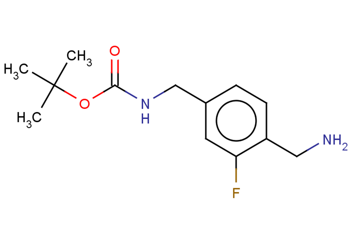 tert-butyl N-{[4-(aminomethyl)-3-fluorophenyl]methyl}carbamate