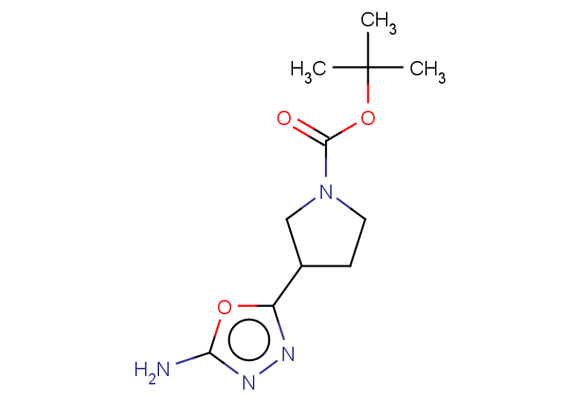 tert-butyl 3-(5-amino-1,3,4-oxadiazol-2-yl)pyrrolidine-1-carboxylate