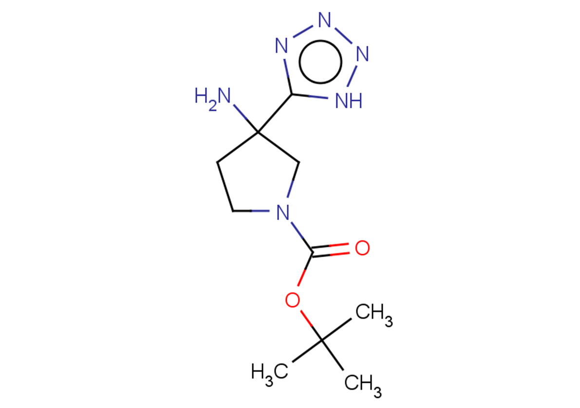 tert-butyl 3-amino-3-(1H-1,2,3,4-tetrazol-5-yl)pyrrolidine-1-carboxylate