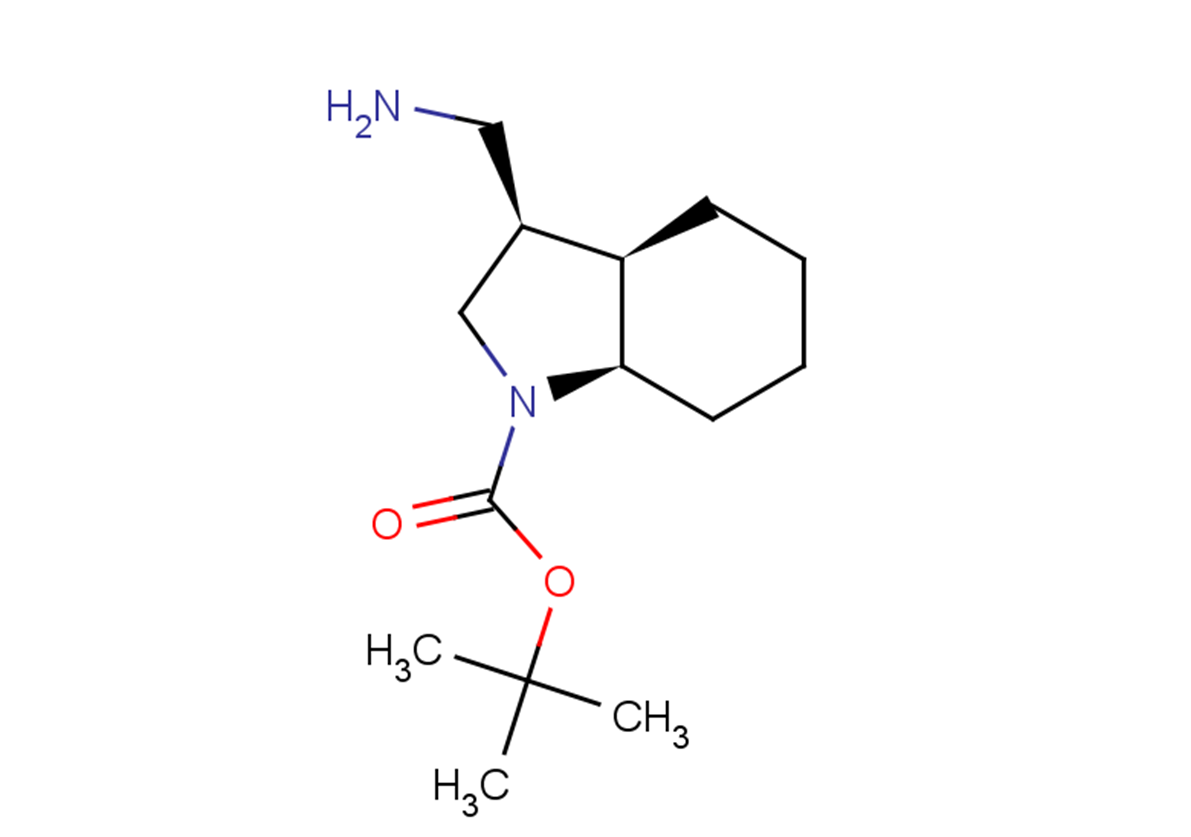 tert-butyl (3R,3aR,7aR)-3-(aminomethyl)-octahydro-1H-indole-1-carboxylate