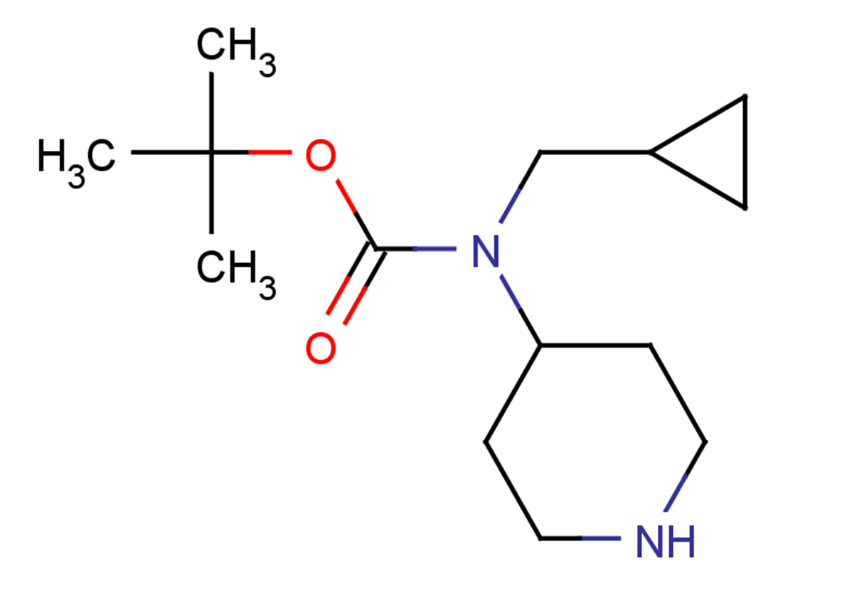 tert-butyl N-(cyclopropylmethyl)-N-(piperidin-4-yl)carbamate