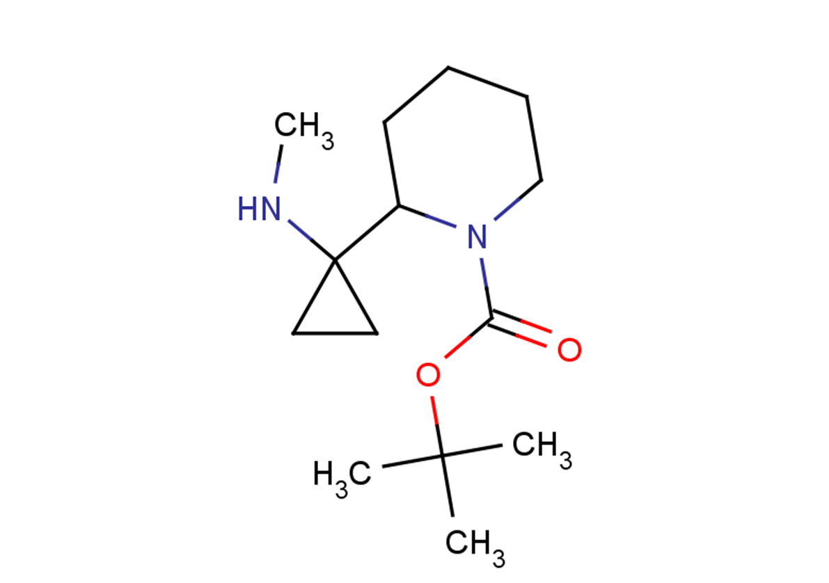 tert-butyl 2-[1-(methylamino)cyclopropyl]piperidine-1-carboxylate