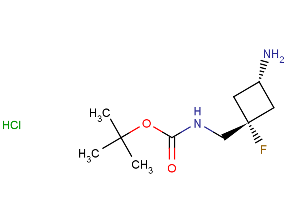 tert-butyl N-[(3-amino-1-fluorocyclobutyl)methyl]carbamate hydrochloride