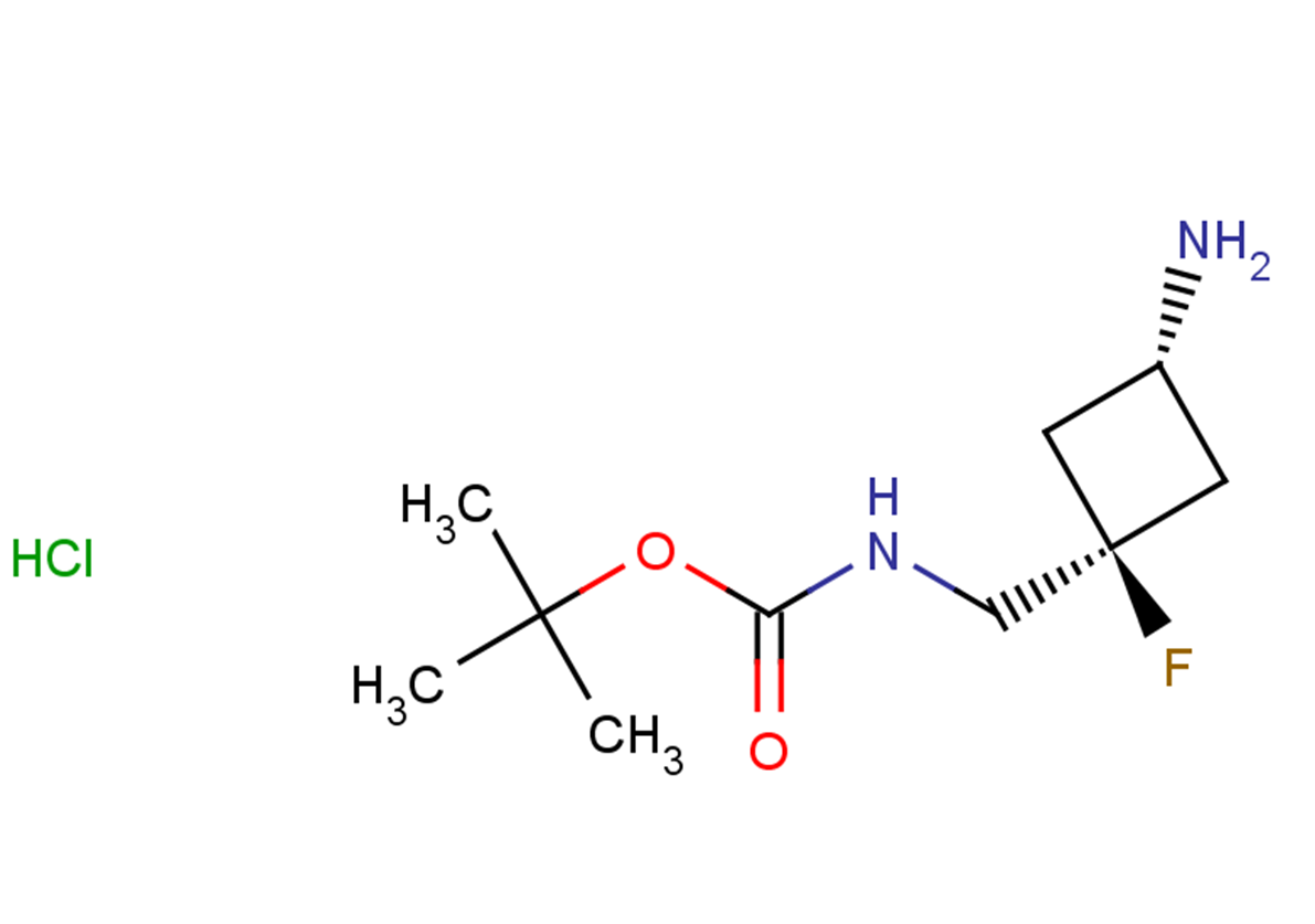 tert-butyl N-[(3-amino-1-fluorocyclobutyl)methyl]carbamate hydrochloride