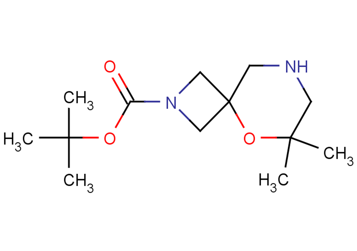 tert-butyl 6,6-dimethyl-5-oxa-2,8-diazaspiro[3.5]nonane-2-carboxylate