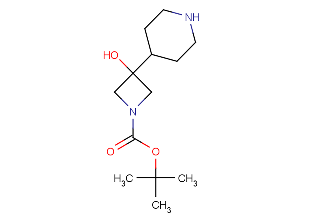 tert-butyl 3-hydroxy-3-(piperidin-4-yl)azetidine-1-carboxylate