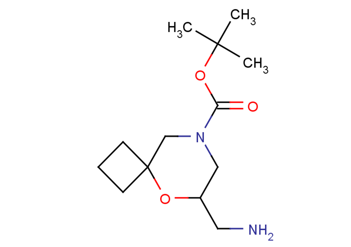 tert-butyl 6-(aminomethyl)-5-oxa-8-azaspiro[3.5]nonane-8-carboxylate