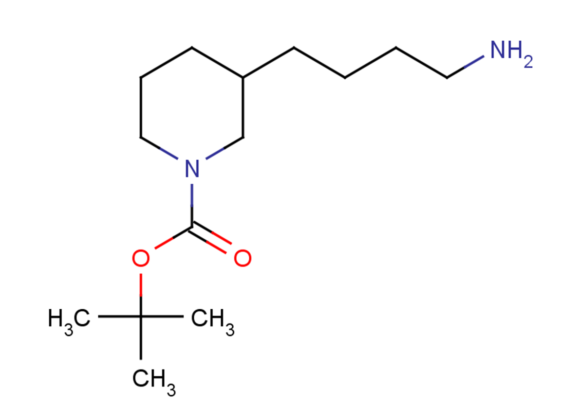 tert-butyl 3-(4-aminobutyl)piperidine-1-carboxylate
