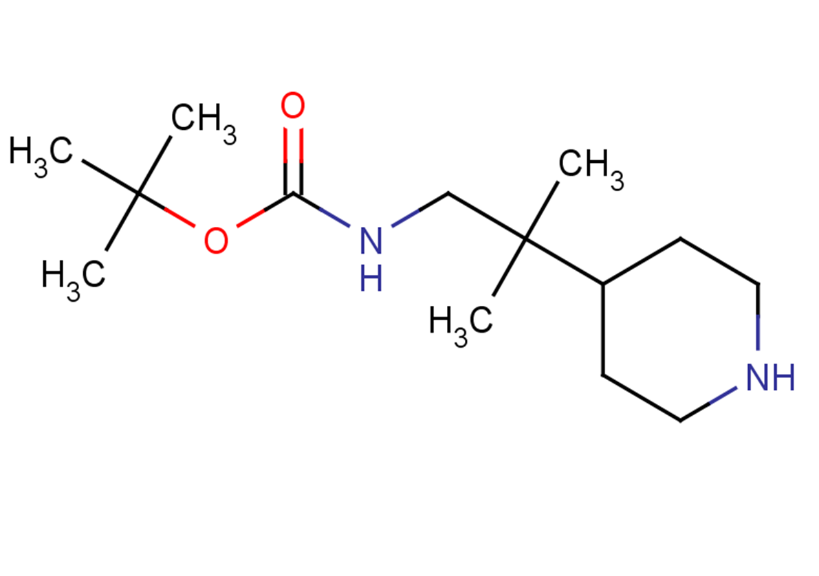 tert-butyl N-[2-methyl-2-(piperidin-4-yl)propyl]carbamate