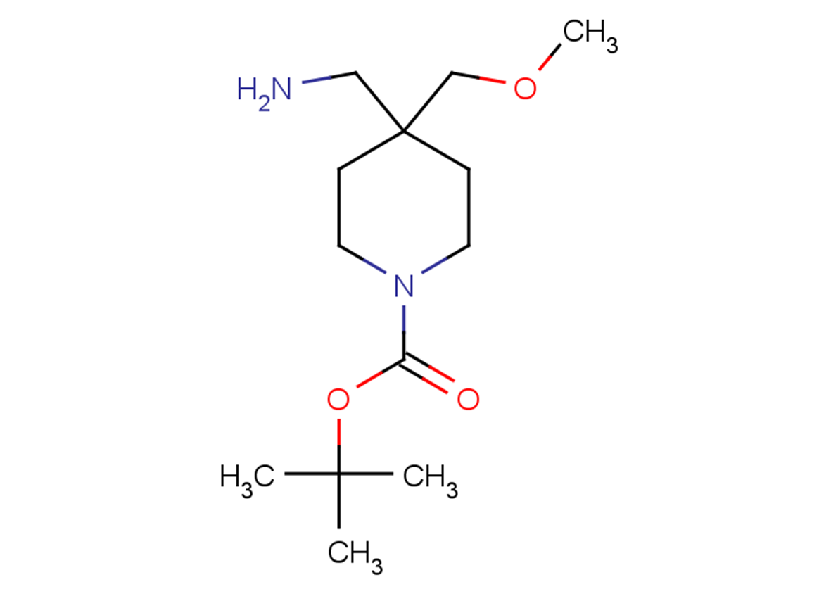 tert-butyl 4-(aminomethyl)-4-(methoxymethyl)piperidine-1-carboxylate