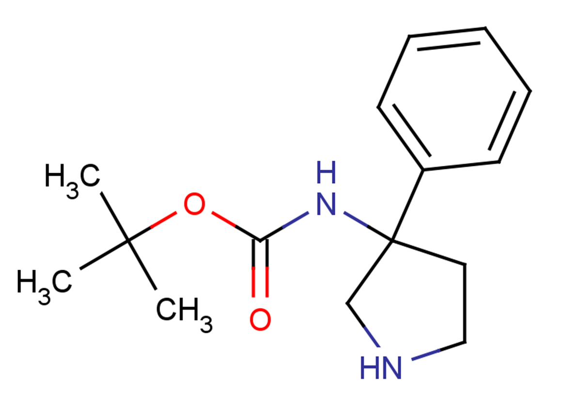 tert-butyl N-(3-phenylpyrrolidin-3-yl)carbamate