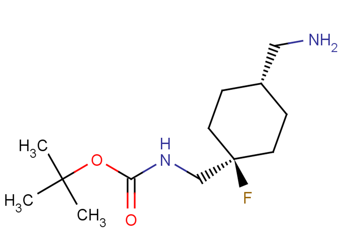 tert-butyl N-{[4-(aminomethyl)-1-fluorocyclohexyl]methyl}carbamate