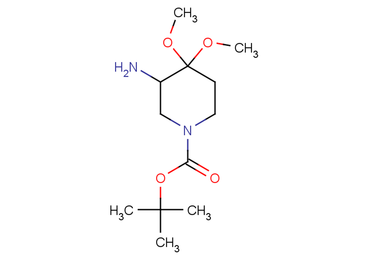 tert-butyl 3-amino-4,4-dimethoxypiperidine-1-carboxylate
