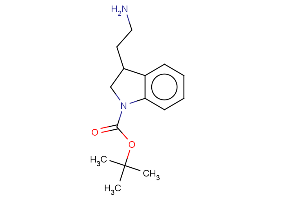 tert-butyl 3-(2-aminoethyl)-2,3-dihydro-1H-indole-1-carboxylate