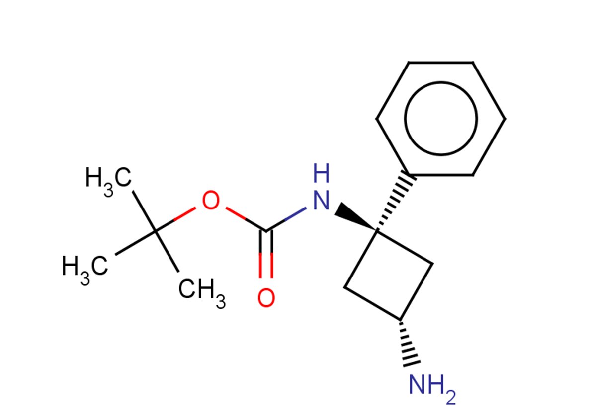 tert-butyl N-(3-amino-1-phenylcyclobutyl)carbamate