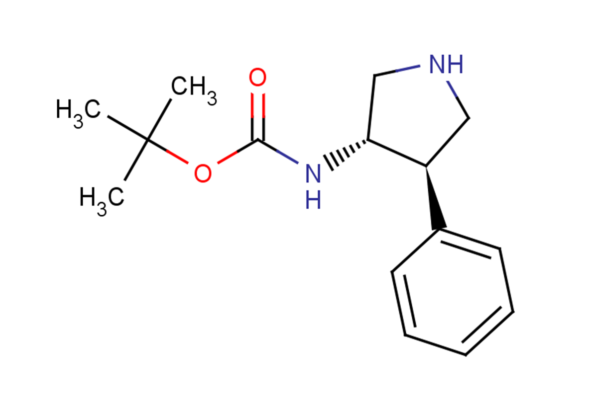 tert-butyl N-[(3S,4R)-4-phenylpyrrolidin-3-yl]carbamate