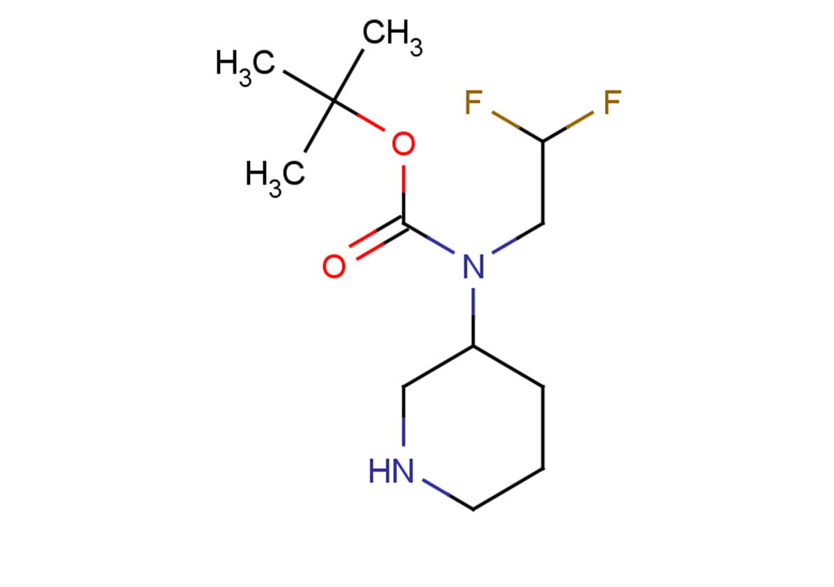 tert-butyl N-(2,2-difluoroethyl)-N-(piperidin-3-yl)carbamate