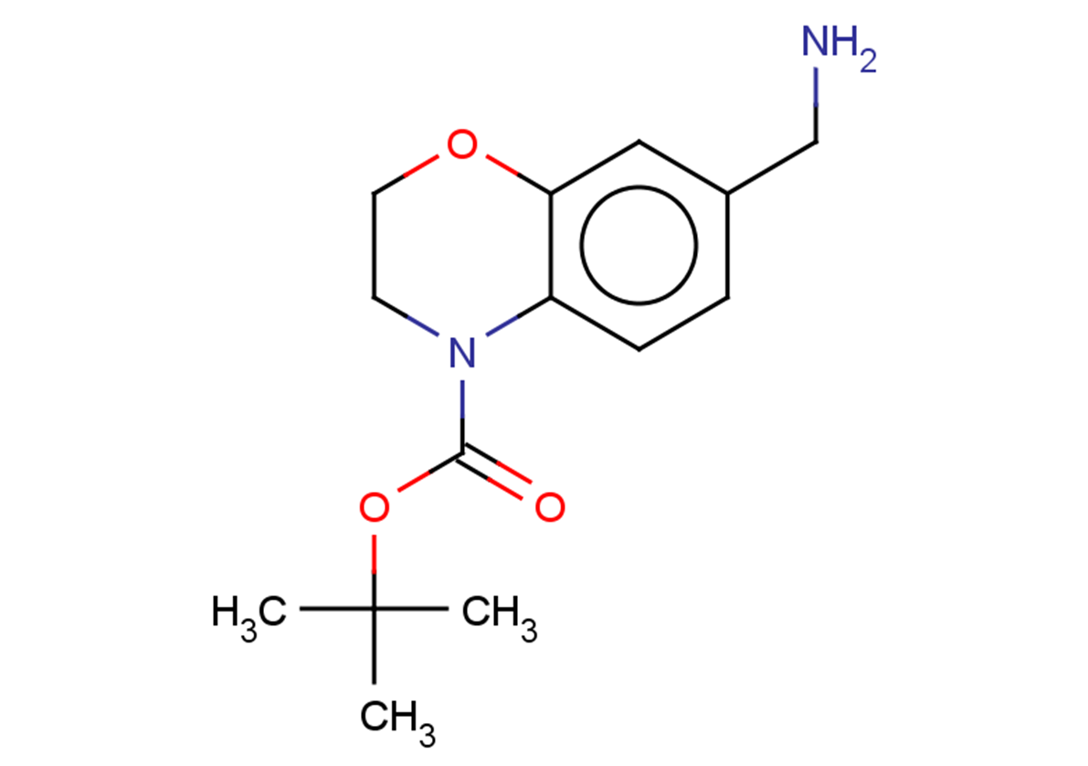 tert-butyl 7-(aminomethyl)-3,4-dihydro-2H-1,4-benzoxazine-4-carboxylate
