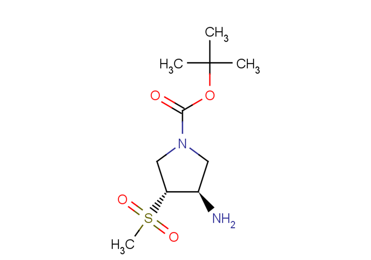 tert-butyl (3R,4R)-3-amino-4-methanesulfonylpyrrolidine-1-carboxylate