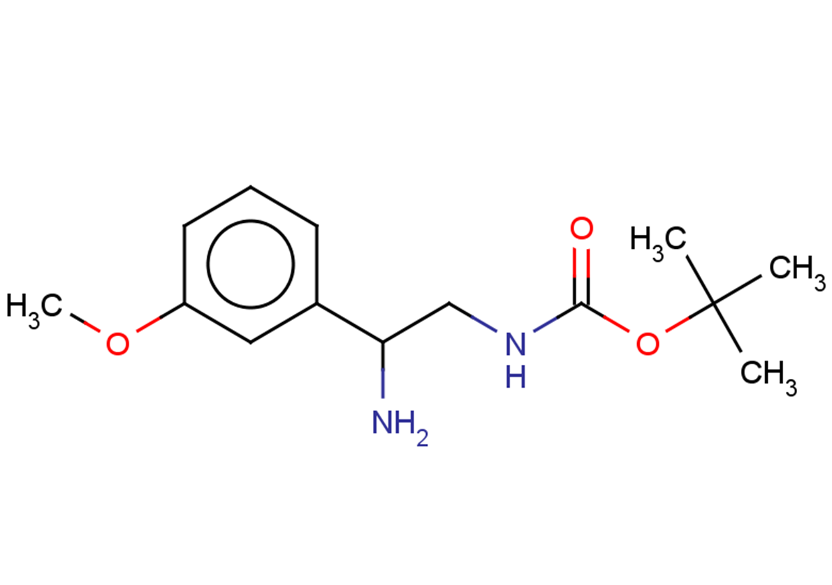 tert-butyl N-[2-amino-2-(3-methoxyphenyl)ethyl]carbamate