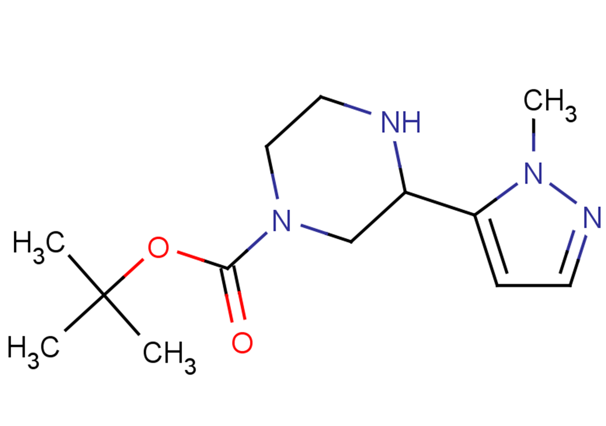 tert-butyl 3-(1-methyl-1H-pyrazol-5-yl)piperazine-1-carboxylate