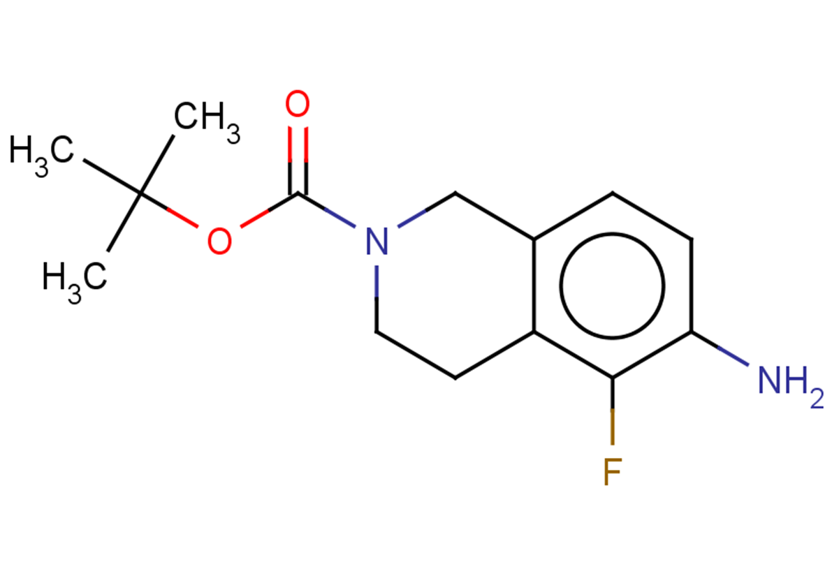 tert-butyl 6-amino-5-fluoro-1,2,3,4-tetrahydroisoquinoline-2-carboxylate