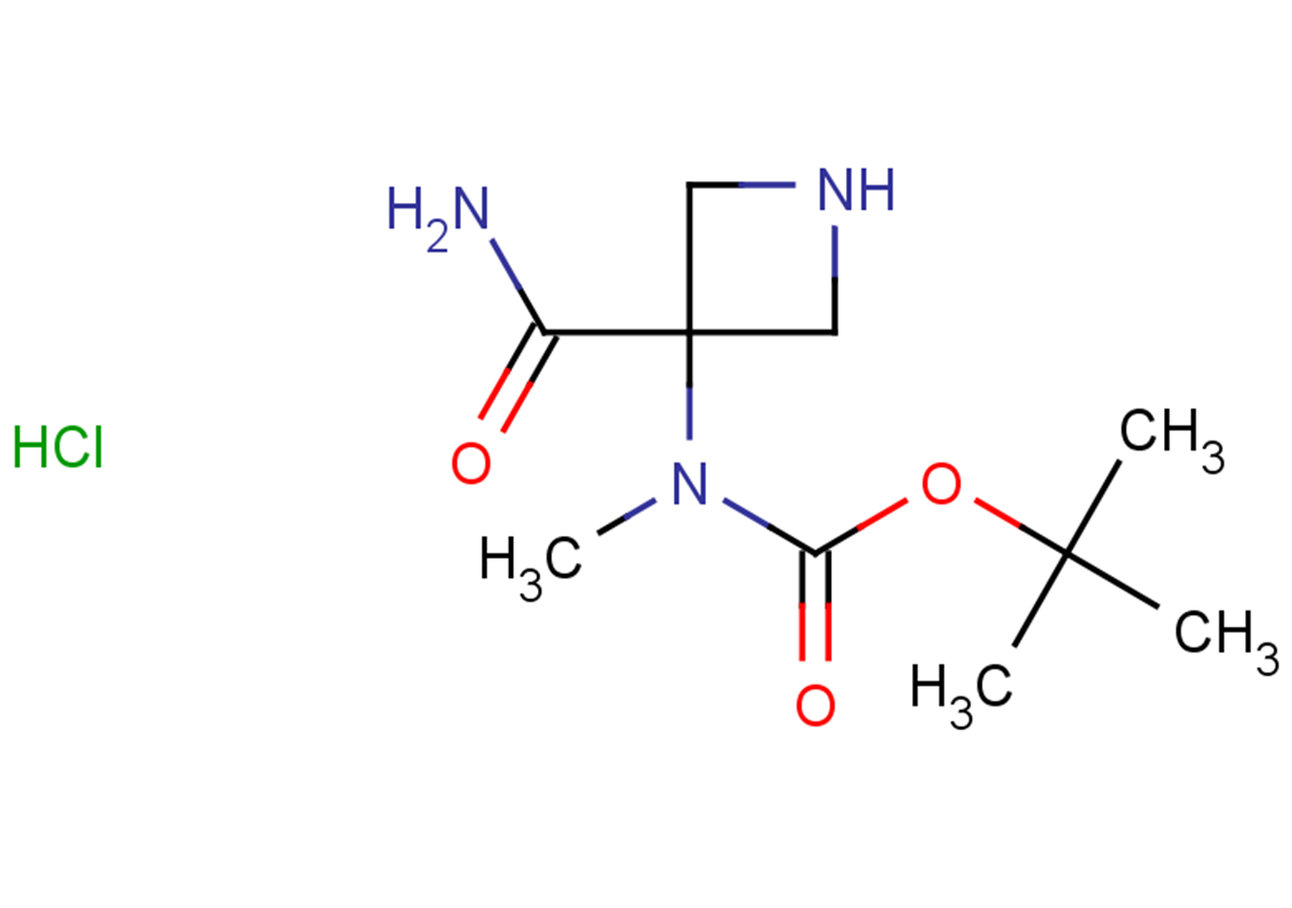 tert-butyl N-(3-carbamoylazetidin-3-yl)-N-methylcarbamate hydrochloride