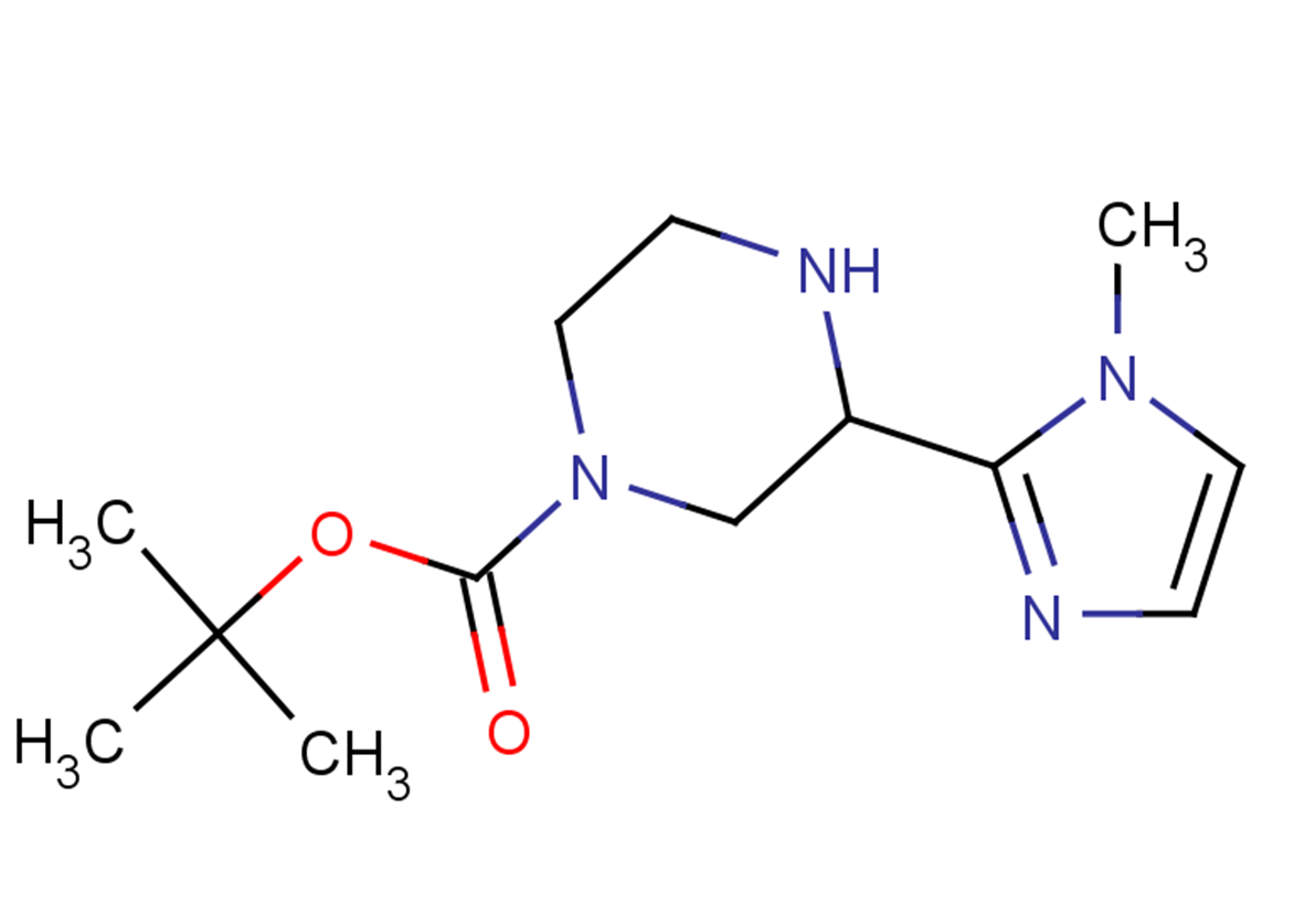 tert-butyl 3-(1-methyl-1H-imidazol-2-yl)piperazine-1-carboxylate