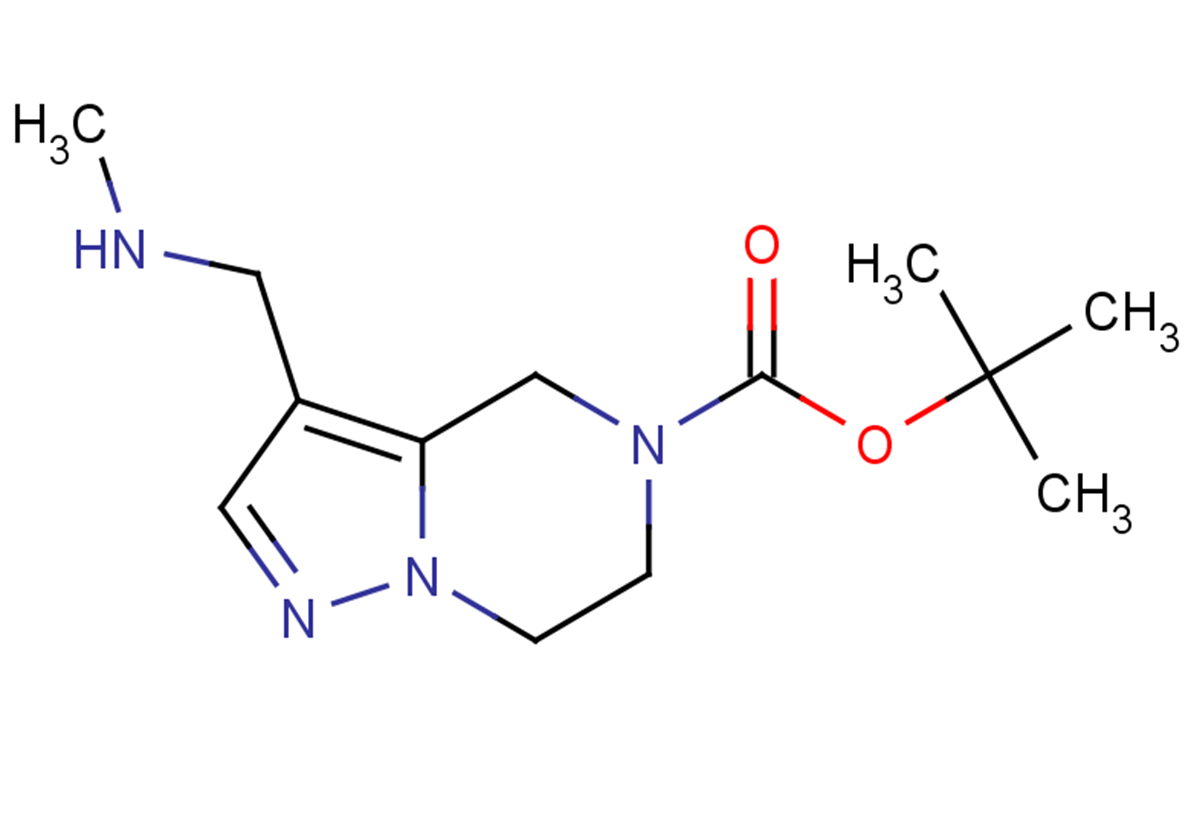 tert-butyl 3-[(methylamino)methyl]-4H,5H,6H,7H-pyrazolo[1,5-a]pyrazine-5-carboxylate
