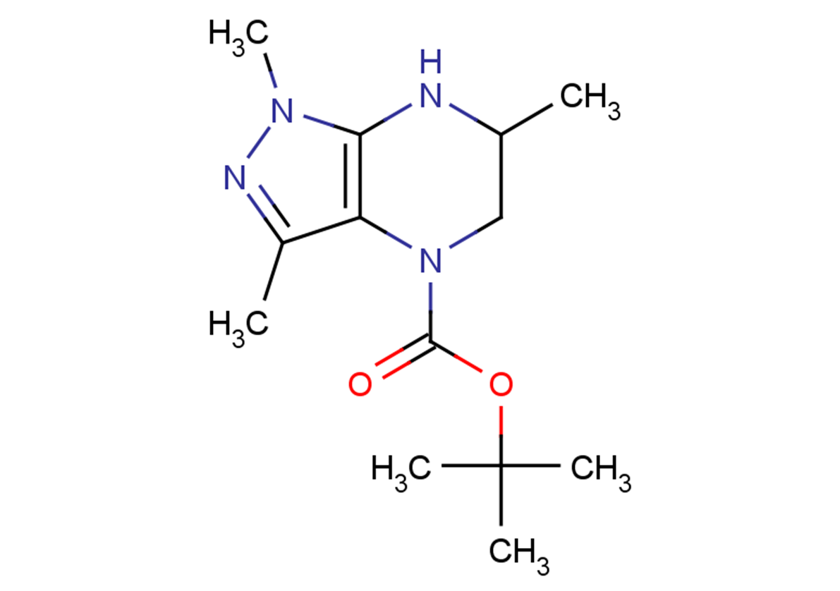 tert-butyl 1,3,6-trimethyl-1H,4H,5H,6H,7H-pyrazolo[3,4-b]pyrazine-4-carboxylate