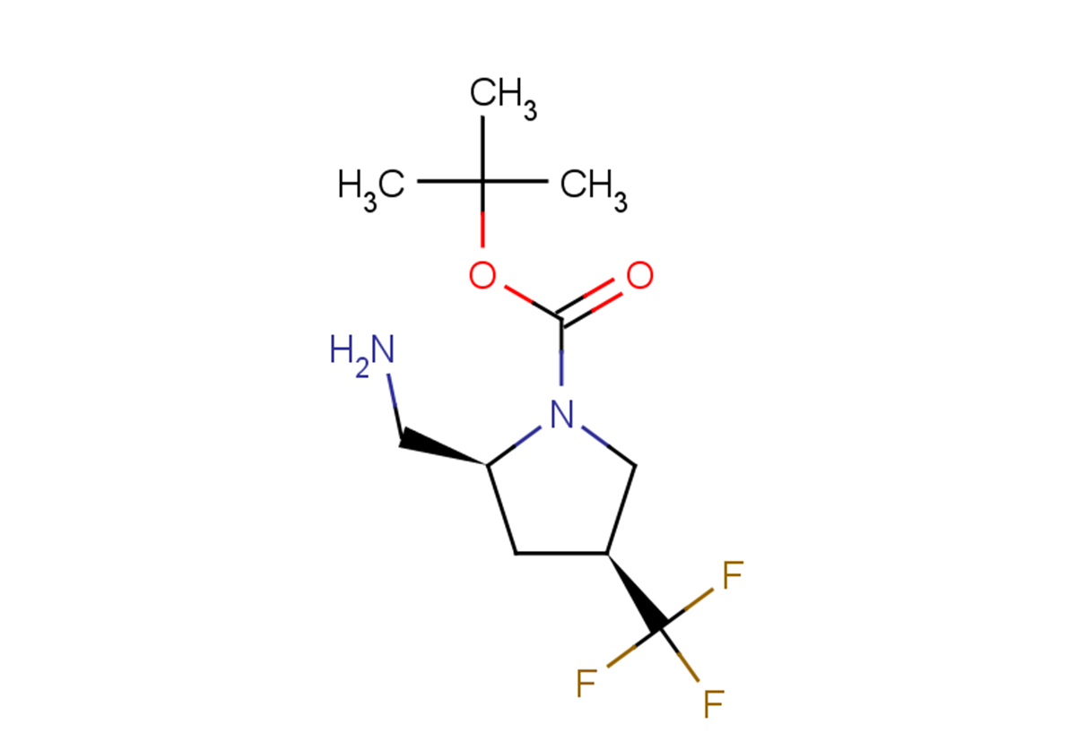 tert-butyl (2S,4S)-2-(aminomethyl)-4-(trifluoromethyl)pyrrolidine-1-carboxylate