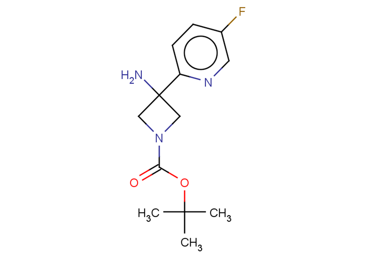 tert-butyl 3-amino-3-(5-fluoropyridin-2-yl)azetidine-1-carboxylate