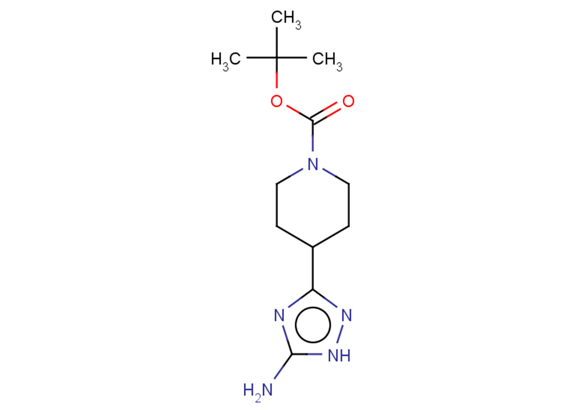 tert-butyl 4-(5-amino-1H-1,2,4-triazol-3-yl)piperidine-1-carboxylate