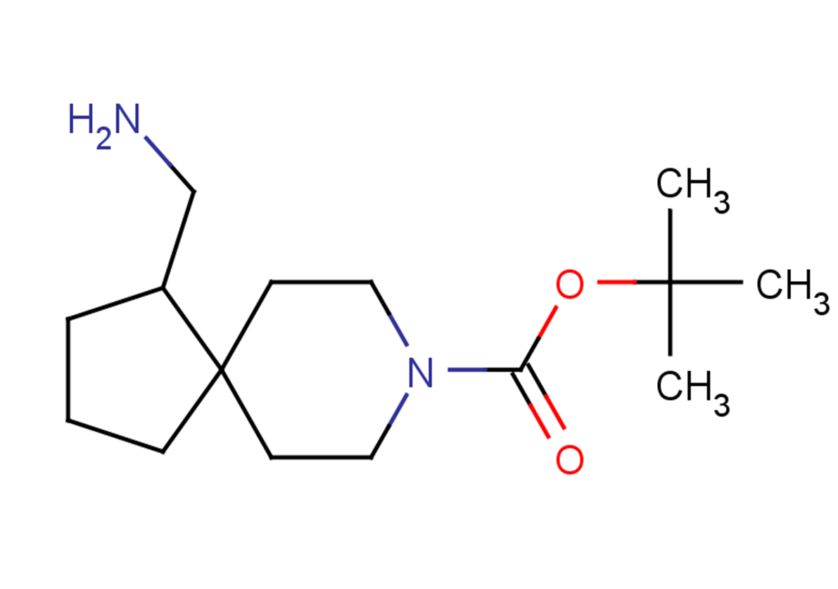 tert-butyl 1-(aminomethyl)-8-azaspiro[4.5]decane-8-carboxylate