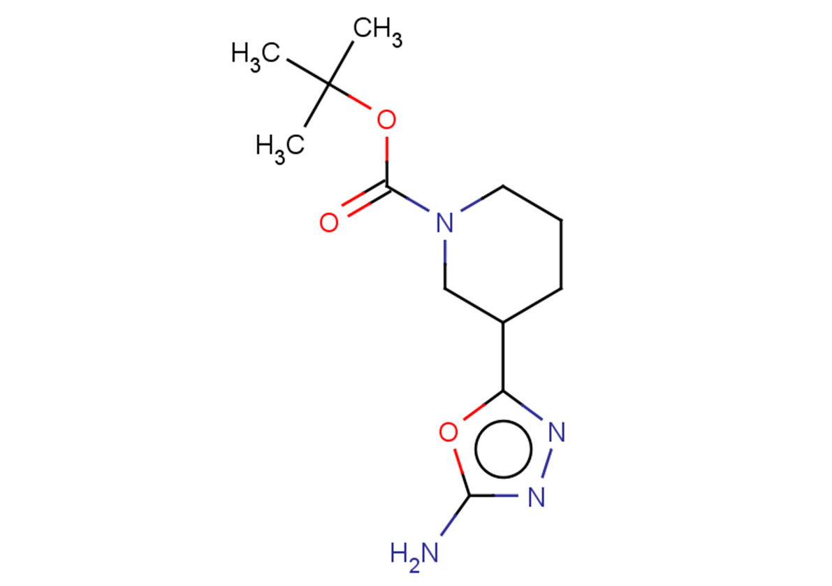 tert-butyl 3-(5-amino-1,3,4-oxadiazol-2-yl)piperidine-1-carboxylate